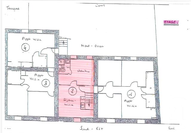 Appartement F2 à louer - 2 pièces - 35.1 m2 - GIGEAN - 34 - LANGUEDOC-ROUSSILLON - Century 21 Alizés - Puig Immobilier