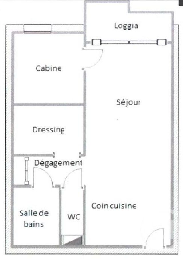 Appartement F2 à louer - 2 pièces - 34.2 m2 - SETE - 34 - LANGUEDOC-ROUSSILLON - Century 21 Alizés - Puig Immobilier