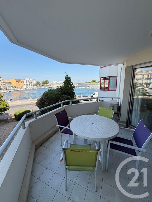 Appartement F2 à louer - 2 pièces - 41.94 m2 - SETE - 34 - LANGUEDOC-ROUSSILLON - Century 21 Alizés - Puig Immobilier